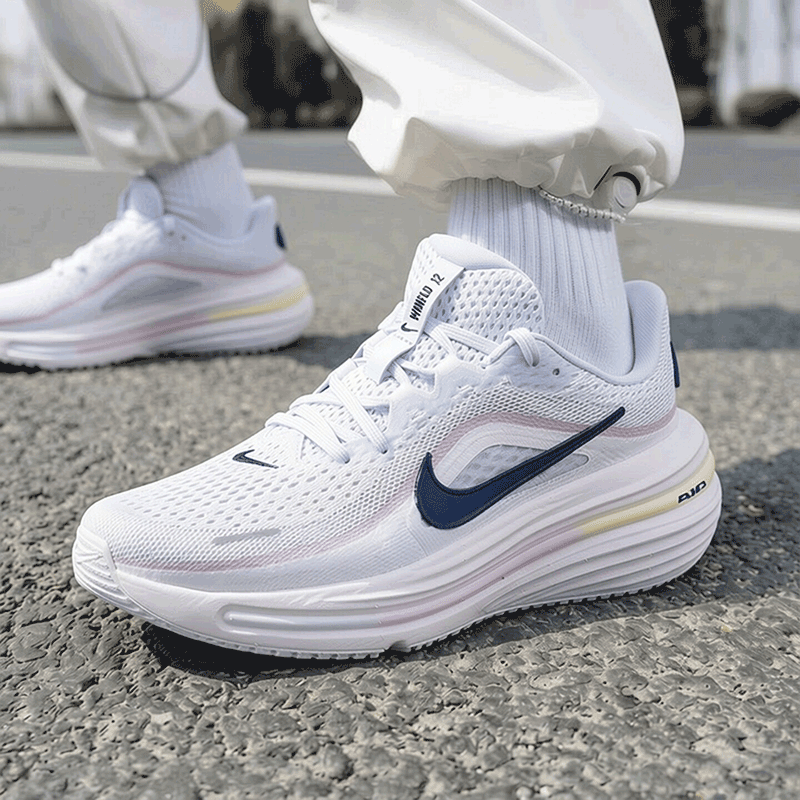 NIKE耐克缓震跑步鞋女鞋2026夏季新款WINFLO 12气垫运动鞋训练鞋