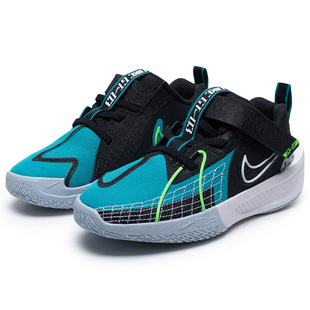 轻便缓震运动鞋 Nike耐克童鞋 魔术贴篮球鞋 新款 FD7034 男童女童秋季