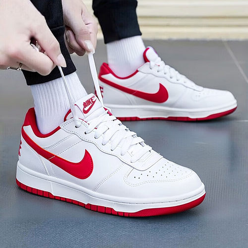 Nike耐克男鞋2026新款BIG NIKE LOW透气运动鞋休闲复古板鞋355152