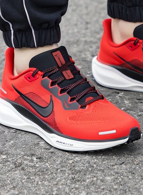 耐克男鞋2026冬季本命新年款红色运动鞋Pegasus飞马41气垫跑步鞋