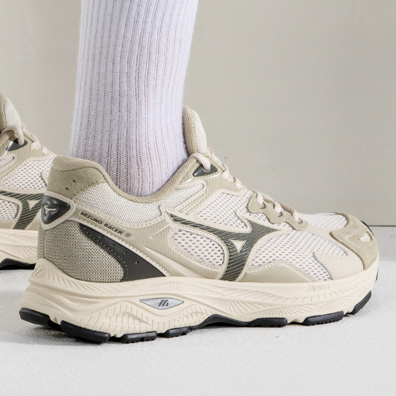 美津浓25冬季新款RACERS复古低帮透气缓震耐磨跑步鞋男女情侣款,运动鞋new,跑步鞋,淘宝优惠券,粉丝福利购,淘宝优惠卷