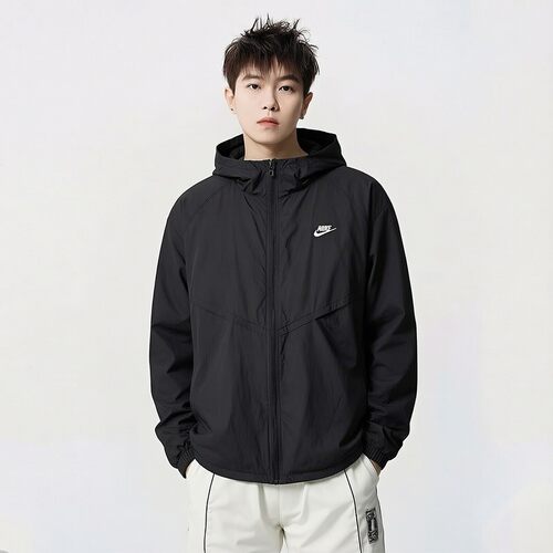 幸运叶子丨NIKE耐克男子连帽夹克外套皮肤衣26新款轻薄跑步运动服