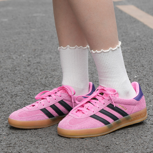 25新款 休闲鞋 运动鞋 低帮板鞋 IE7002 复古T头鞋 阿迪达斯三叶草女鞋