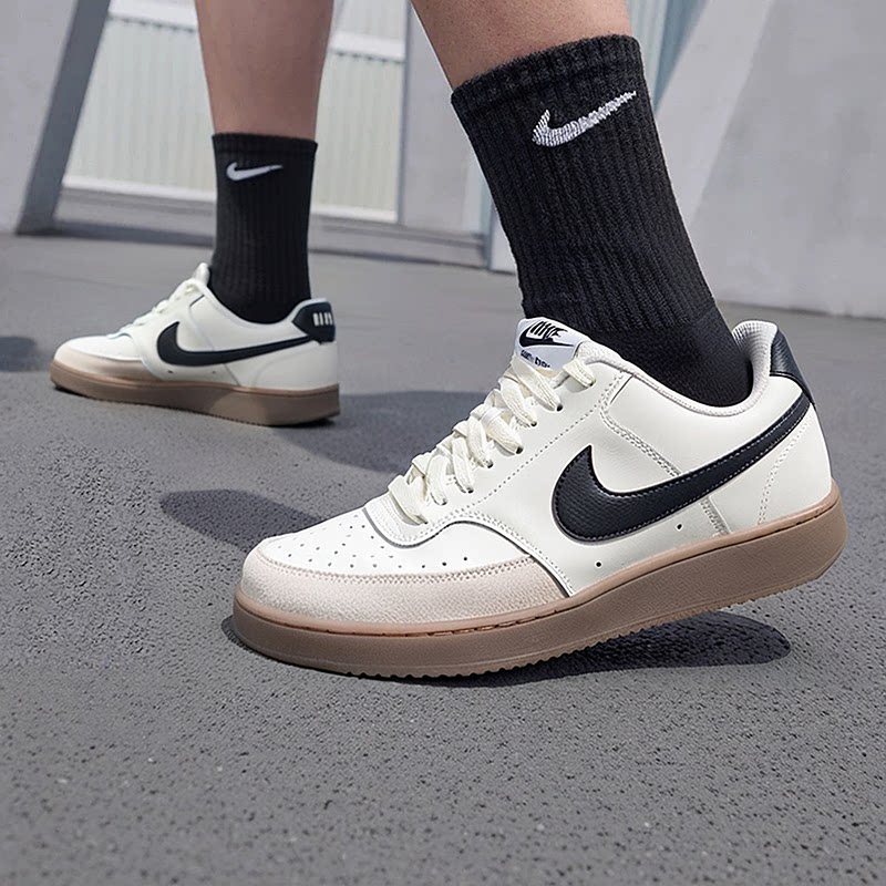耐克官方正品休闲鞋男鞋2026春季新款德训运动鞋低帮复古皮面板鞋