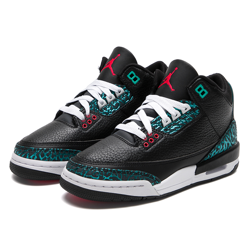 耐克女鞋 AIR JORDAN 3大童运动鞋青少年实战比赛训练透气篮球鞋