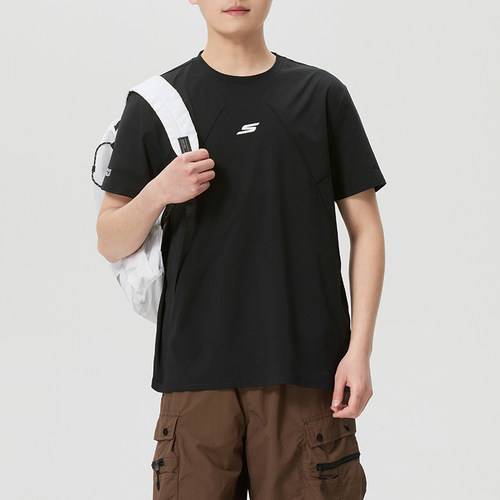 斯凯奇男女短袖T恤夏季新款运动服跑步透气半袖P2U031
