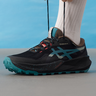 亚瑟士跑步鞋男鞋TRABUCO 14 GTX跑鞋透气减震训练运动鞋1011C077
