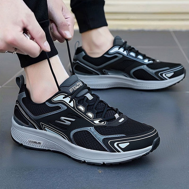 斯凯奇官方缓震休闲跑鞋男鞋网面透气跑步鞋轻便运动鞋健身训练鞋,运动鞋new,跑步鞋,淘宝优惠券,粉丝福利购,淘宝优惠卷