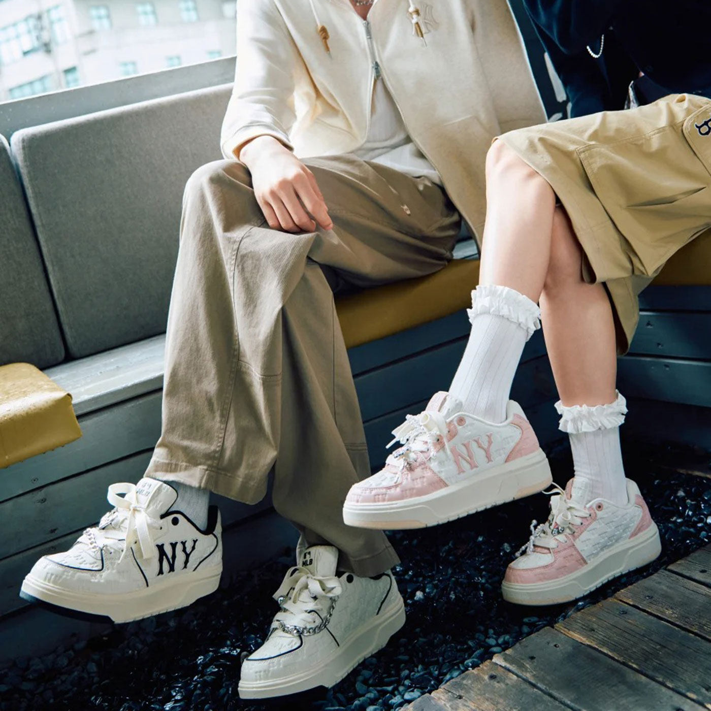 MLB官方板鞋男鞋女鞋2025春季新款运动鞋老爹鞋休闲鞋潮3AS