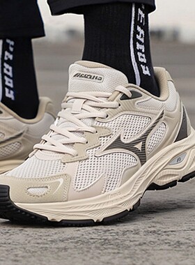 美津浓MIZUNO男女跑步鞋2026春季新款低帮透气减震运动鞋D1GH2235