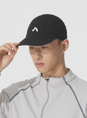 LANBU蓝步黑色鸭舌帽男帽女帽秋季新款情侣运动帽训练舒适棒球帽