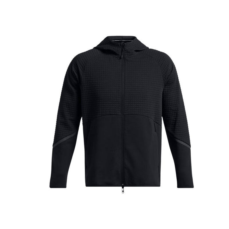 安德玛2025男款运动外套透气梭织夹克健身训练休闲上衣