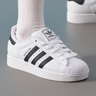 新款 冬季 女鞋 時尚 貝殼頭小白鞋 SUPERSTAR經典 阿迪達斯三葉草板鞋