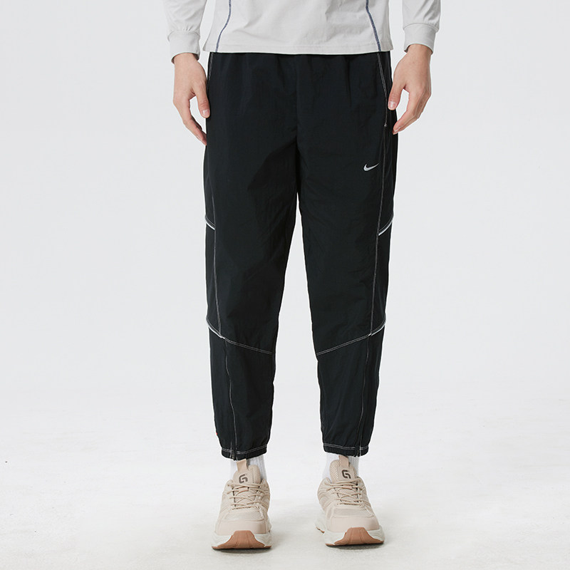 NIKE耐克快干长裤男裤夏季新款梭织运动裤跑步裤子小脚裤IF20