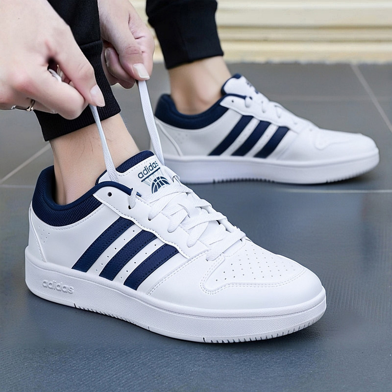阿迪达斯正品男鞋板鞋春季新款小白鞋轻便运动鞋训练网球鞋休闲鞋