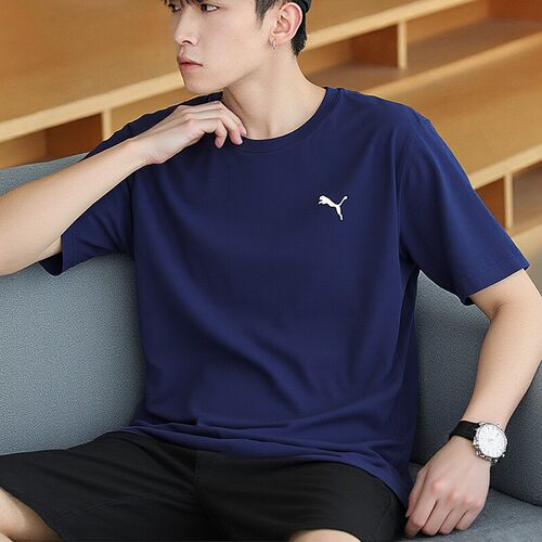 幸运叶子丨Puma彪马T恤男装2026夏季新款运动服半袖休闲纯棉圆领