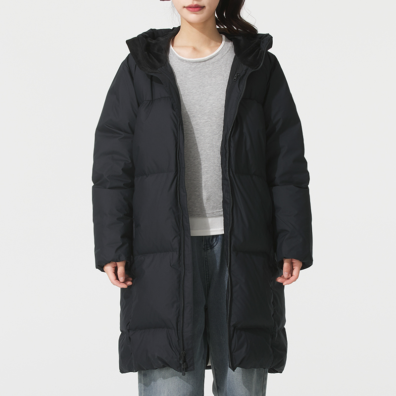 安德玛羽绒服女装 2025新款冬季运动服户外出行防风保暖连帽外套