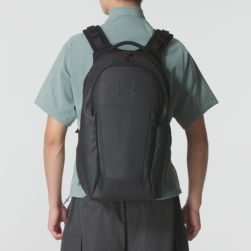 UA安德玛黑色双肩包男包女包2025冬季新款运动包背包电脑包书包潮