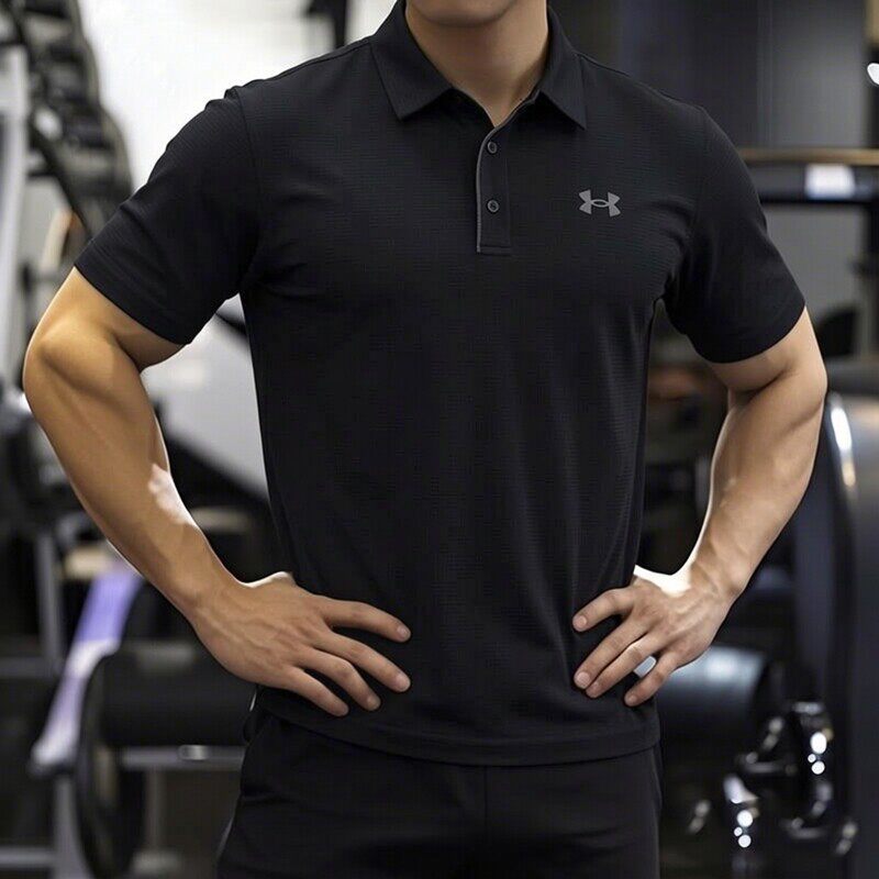 UA安德玛速干短袖POLO衫男士2026新款翻领半袖商务运动T恤