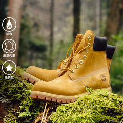 Timberland添柏岚官方踢不烂男鞋新款户外经典大黄靴马丁靴10061
