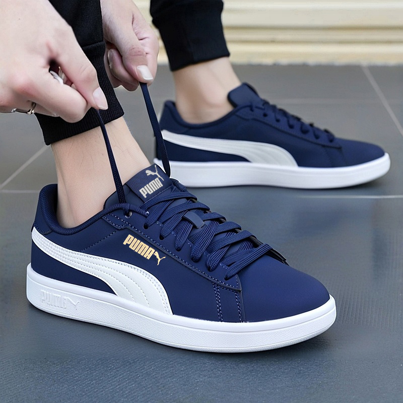 PUMA彪马板鞋男鞋女鞋2025冬季新款情侣蓝色鞋子休闲鞋复古运动鞋