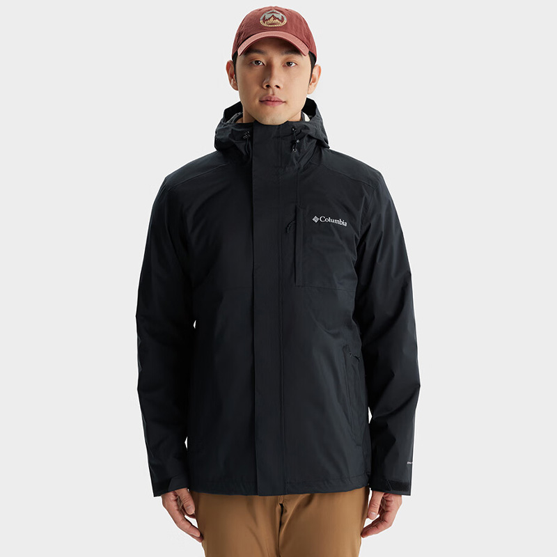 Columbia哥伦比亚冲锋衣男装25秋季新款户外登山服防水夹克外套