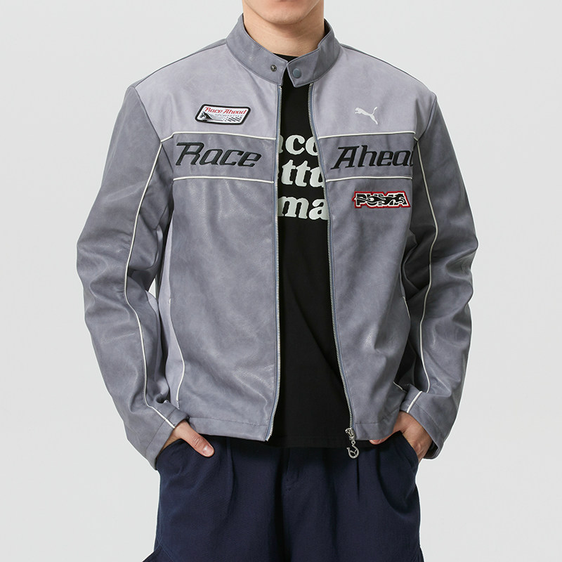 PUMA彪马官方运动服马年新年款赛车风外套男装女装休闲夹克636031