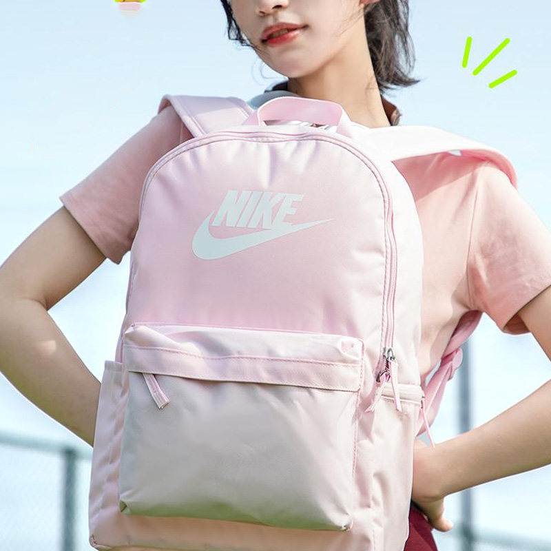 NIKE耐克官方旗舰店双肩包女包背包粉色学生书包运动休闲包旅游包