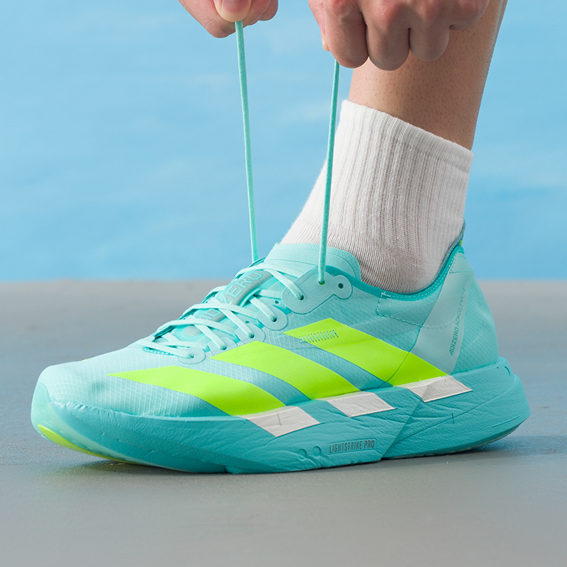 阿迪达斯男鞋2025冬季新款pro 4竞速马拉松碳柱跑步鞋竞速运动鞋