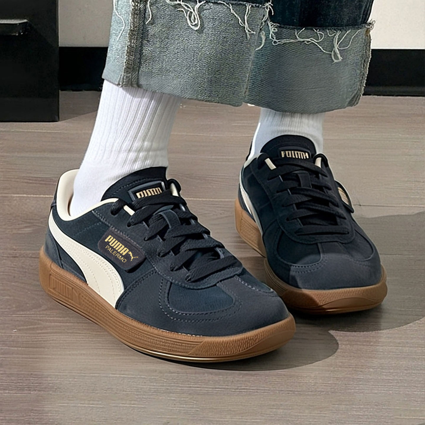 PUMA彪马板鞋男鞋女鞋秋季新款复古德训鞋轻便休闲鞋运动鞋396463