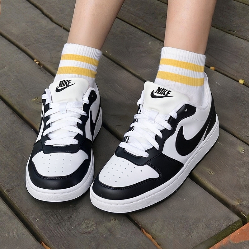 Nike耐克女鞋官方正品运动鞋2025冬季新款大童鞋休闲鞋黑白板鞋女