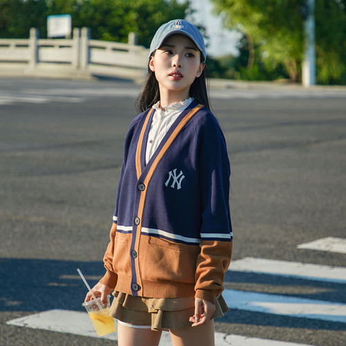 MLB官方男装女装冬季新款潮流休闲外套情侣装运动服夹克3AKCV0144