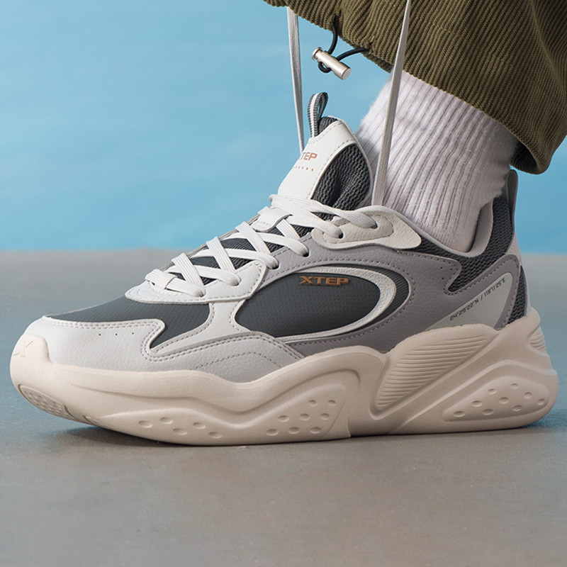 特步男鞋子 2025冬季新款运动鞋舒适缓震轻便时尚户外低帮休闲鞋