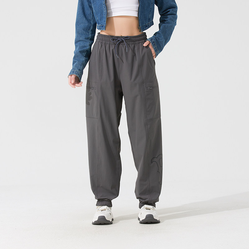 MLB官方 男裤女裤 2025新款情侣工装运动裤跑步透气户外休闲长裤