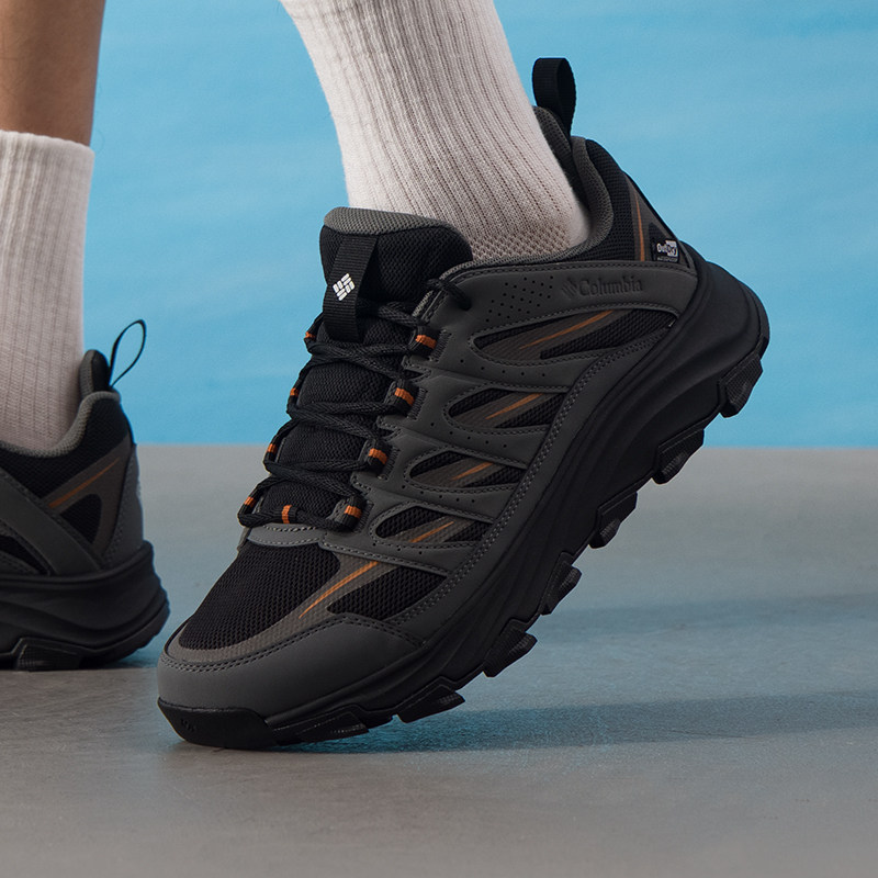 哥伦比亚官网徒步鞋男冬季新款户外低帮运动鞋轻便缓震舒适登山鞋