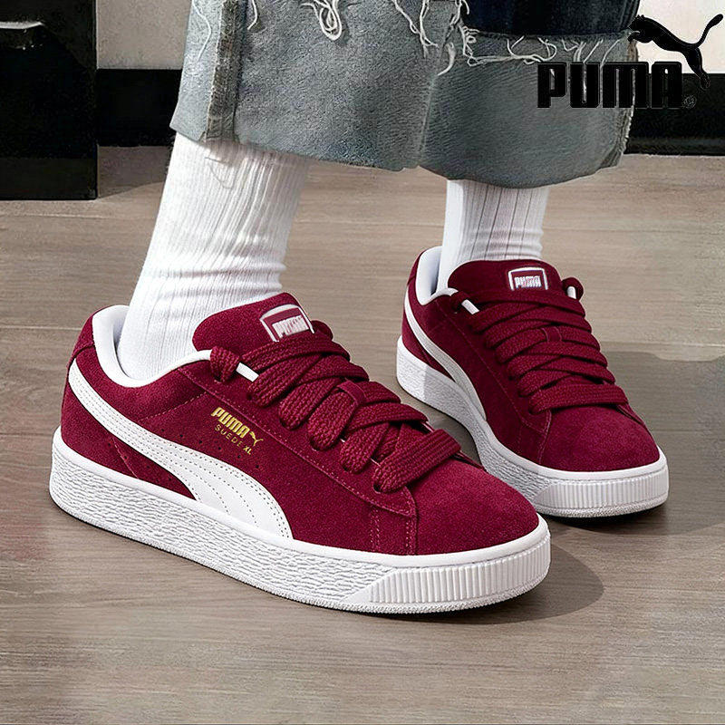 【新年款】彪马红色板鞋面包鞋男女鞋2026情侣本命年运动鞋401