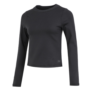 UA安德玛女装 25新款套头衫运动打底跑步透气长袖T恤休闲修身上衣