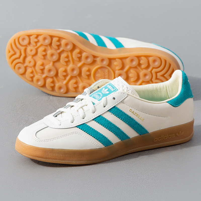 阿迪达斯三叶草德训鞋女鞋冬季新款运动鞋休闲鞋复古T头鞋鞋子