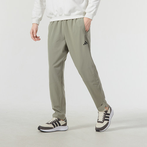 阿迪达斯梭织长裤男2025春秋新款运动裤休闲宽松跑步裤子旗舰店
