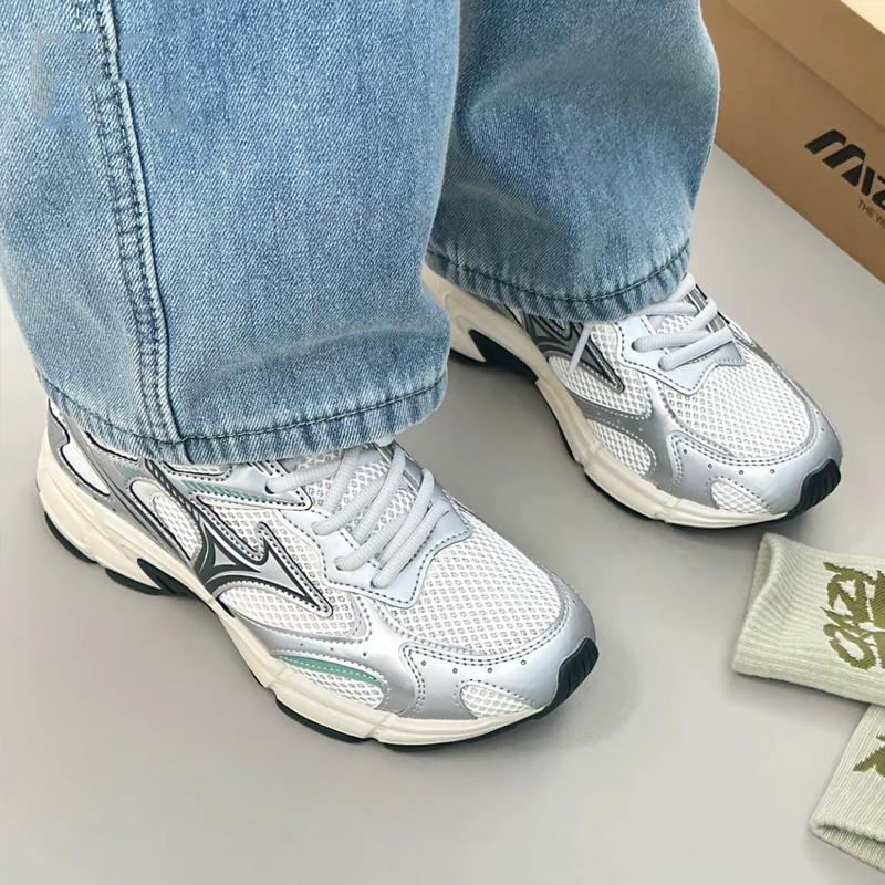 Mizuno美津浓银色跑鞋新款官网男鞋女鞋运动鞋透气跑步鞋SPEED 2K