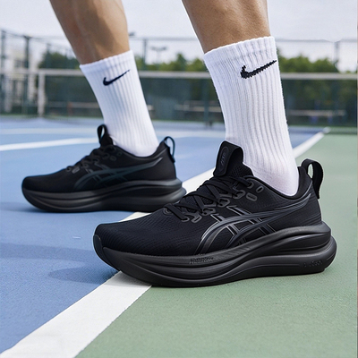 亚瑟士男鞋2026新款运动鞋GEL-NIMBUS 28 (2E)健身训练缓震跑步鞋