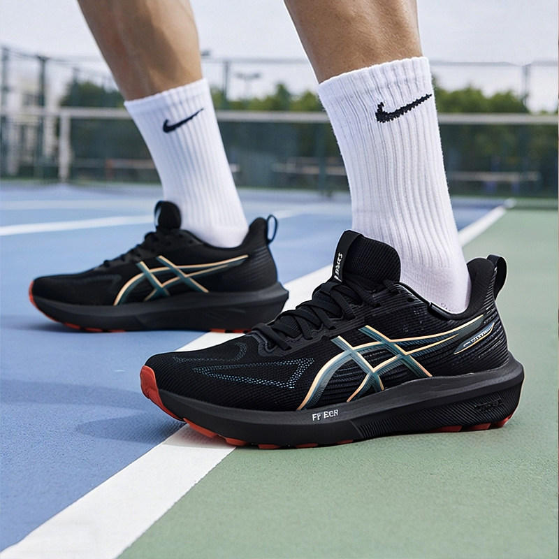 亚瑟士跑步鞋男鞋GT-1000 14 GTX新款轻便户外防水越野运动徒步鞋