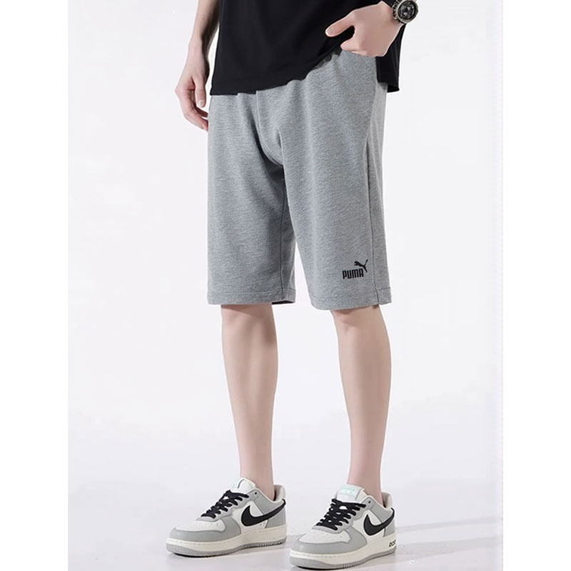 PUMA彪马灰色短裤男2025夏季新款男士休闲运动裤跑步五分裤6