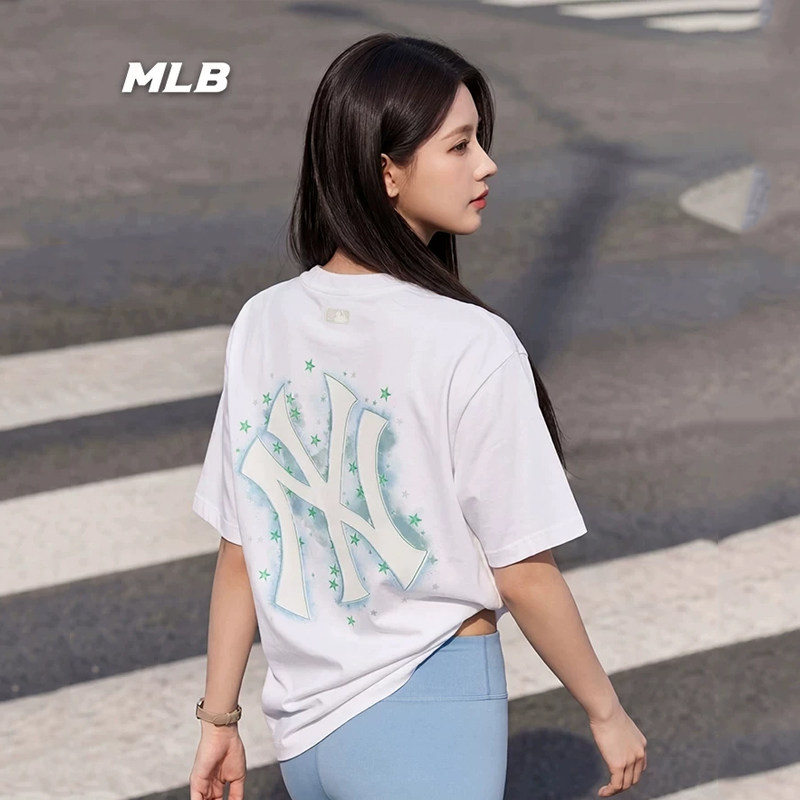 MLB官方正品 男装女装潮流宽松星光背标凉感T恤衫26夏季新款短袖图片