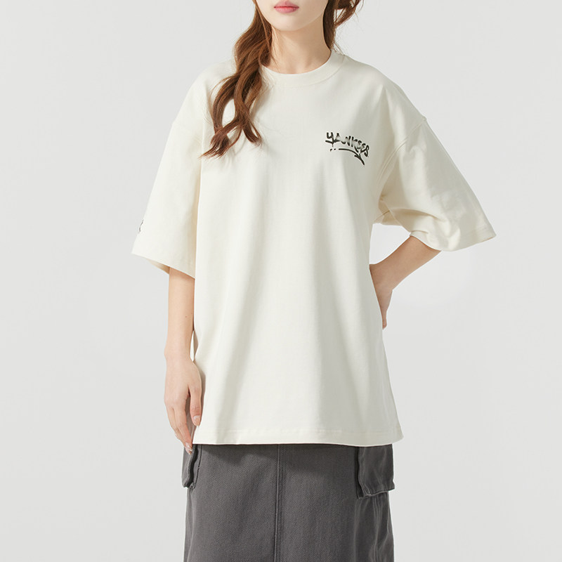 MLB官方 短袖男装女装情侣装 25新款运动服潮流纽约洋基蓝色T恤