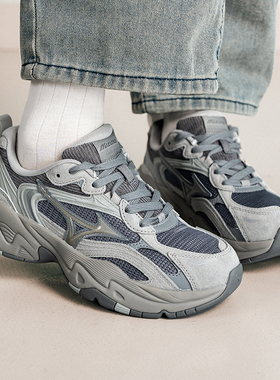 Mizuno美津浓休闲鞋男鞋女鞋2025新款TRAINER 2K V2厚底老爹鞋潮