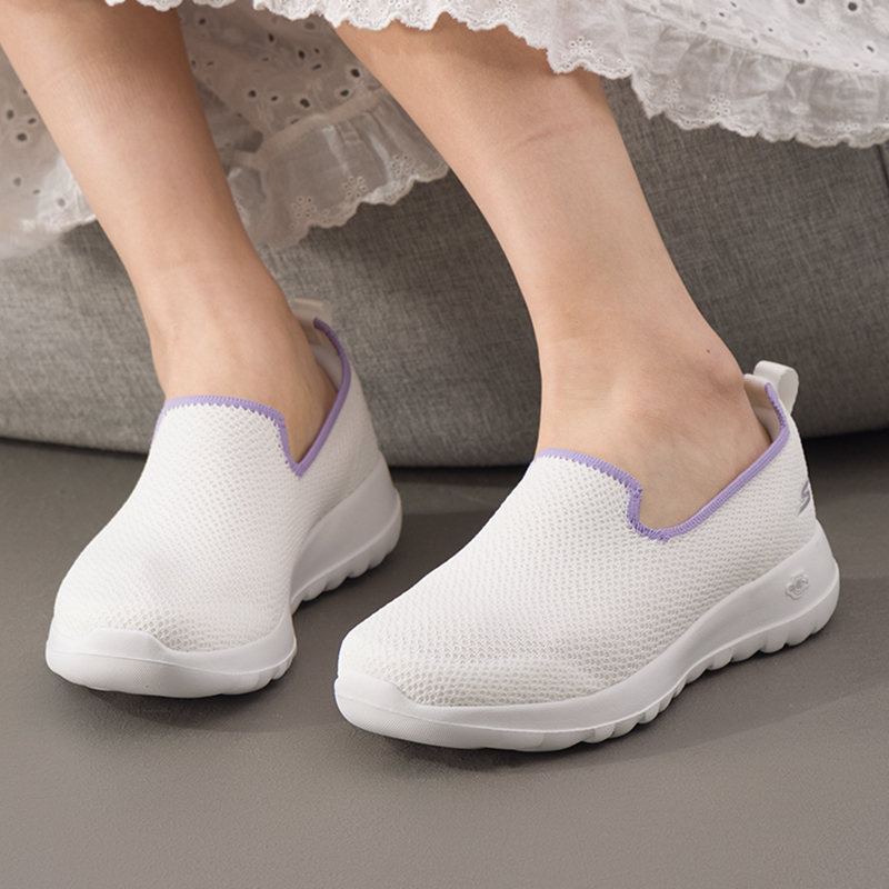 斯凯奇 GO WALK JOY女士一脚穿健步鞋复古轻便休闲鞋缓震运动鞋