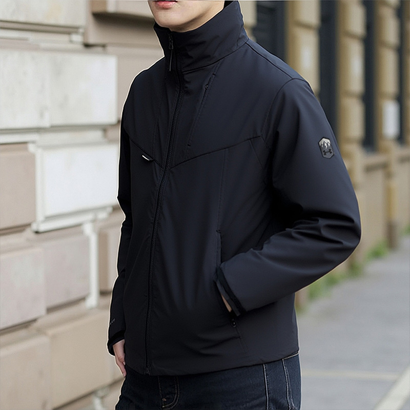 UA安德玛夹克男装2025秋季新款户外冲锋防风衣训练休闲运动外套