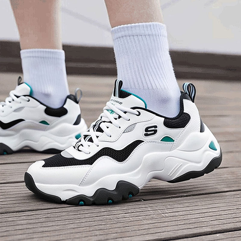 斯凯奇男鞋冬季款运动鞋正品鞋子新款熊猫鞋厚底老爹鞋男士休闲鞋,运动鞋new,老爹鞋,淘宝优惠券,粉丝福利购,淘宝优惠卷