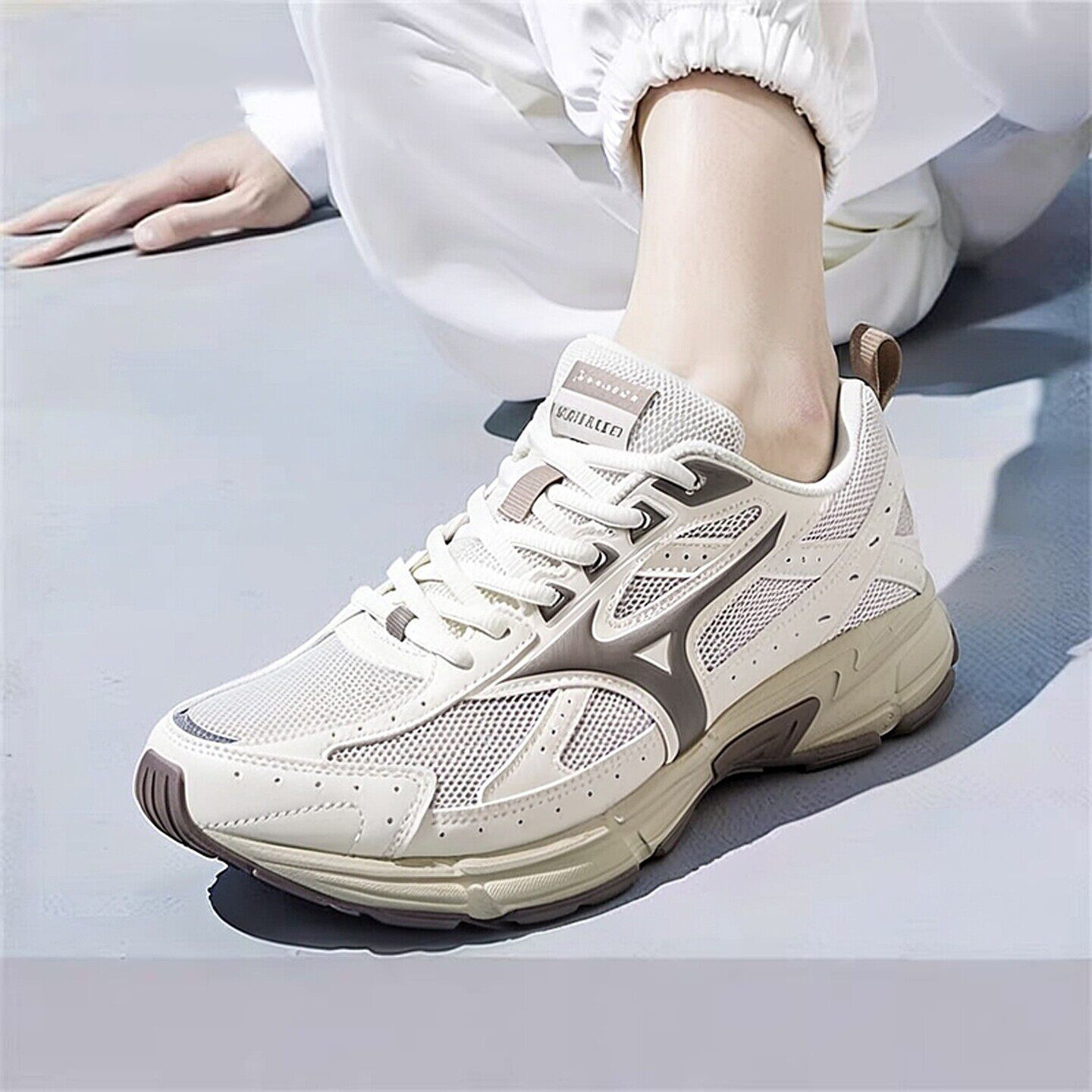 美津浓官方男鞋女鞋SPEED跑步运动鞋网面软底透气轻便春季老爹鞋